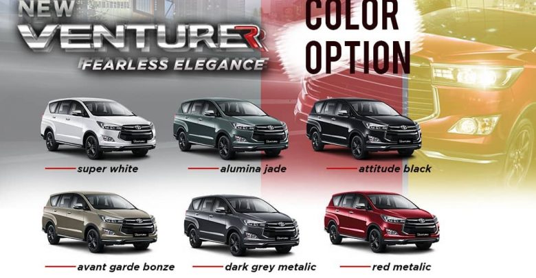 Ragam Pilihan Warna Toyota New Venturer Mana Favorit Anda Nusa