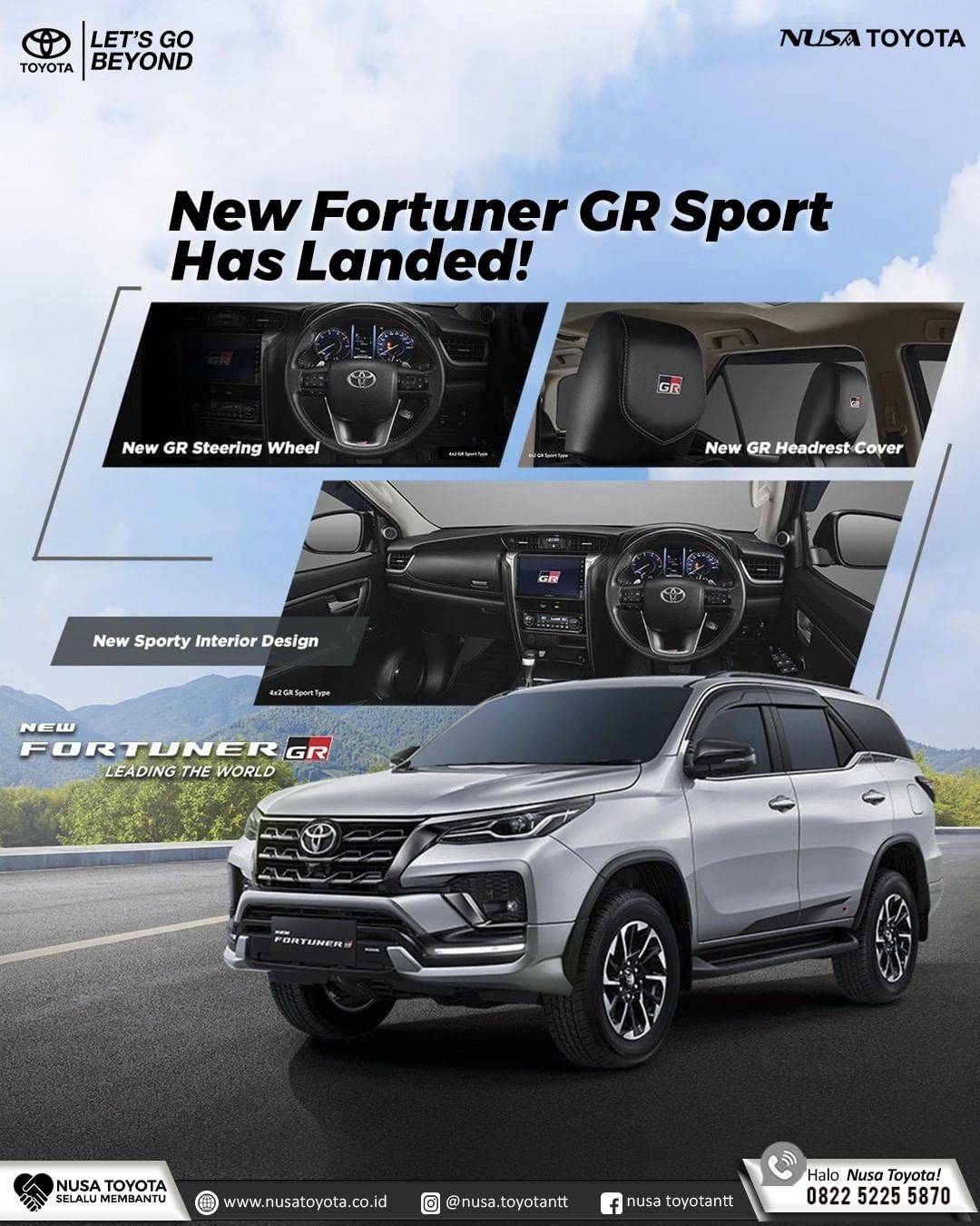 Dapatkan Di Nusa Toyota Fortuner Gr Sport Tawarkan Beragam Fitur Menarik Nusa Toyota News