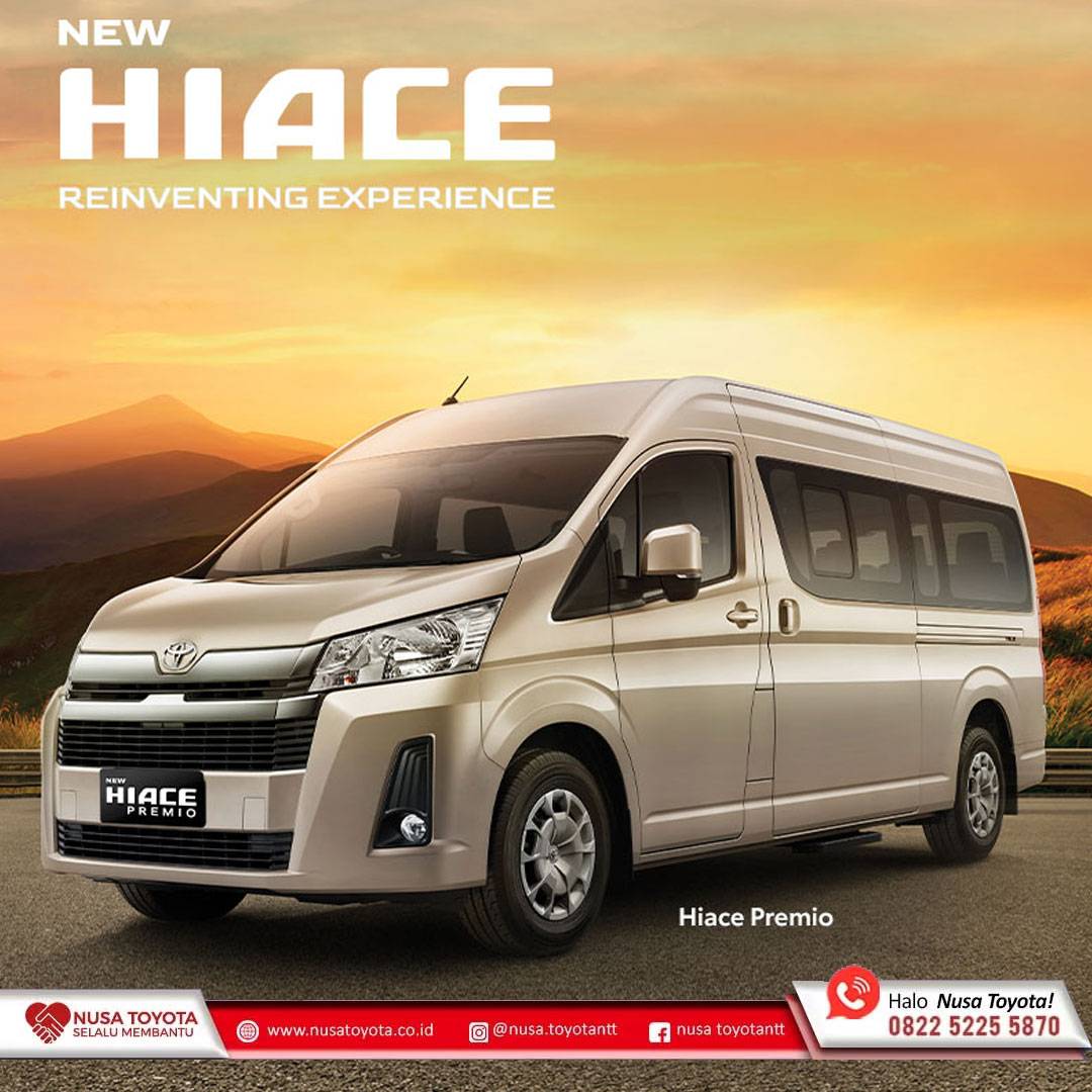 Harga All New Hiace Premio Terbaru dan Rincian Biaya Lengkap