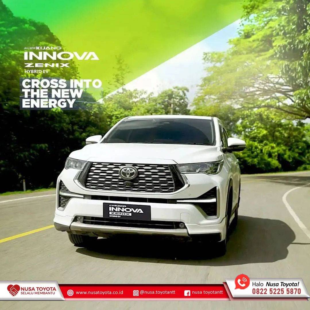 Spesifikasi Innova Zenix Hybrid Lengkap Mesin, Dimensi, dan Fitur Unggulan