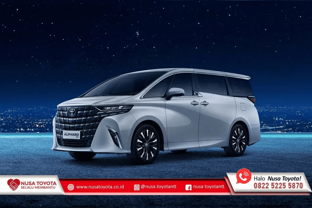 Eksterior Toyota Vellfire Modern dengan Desain Mewah Premium