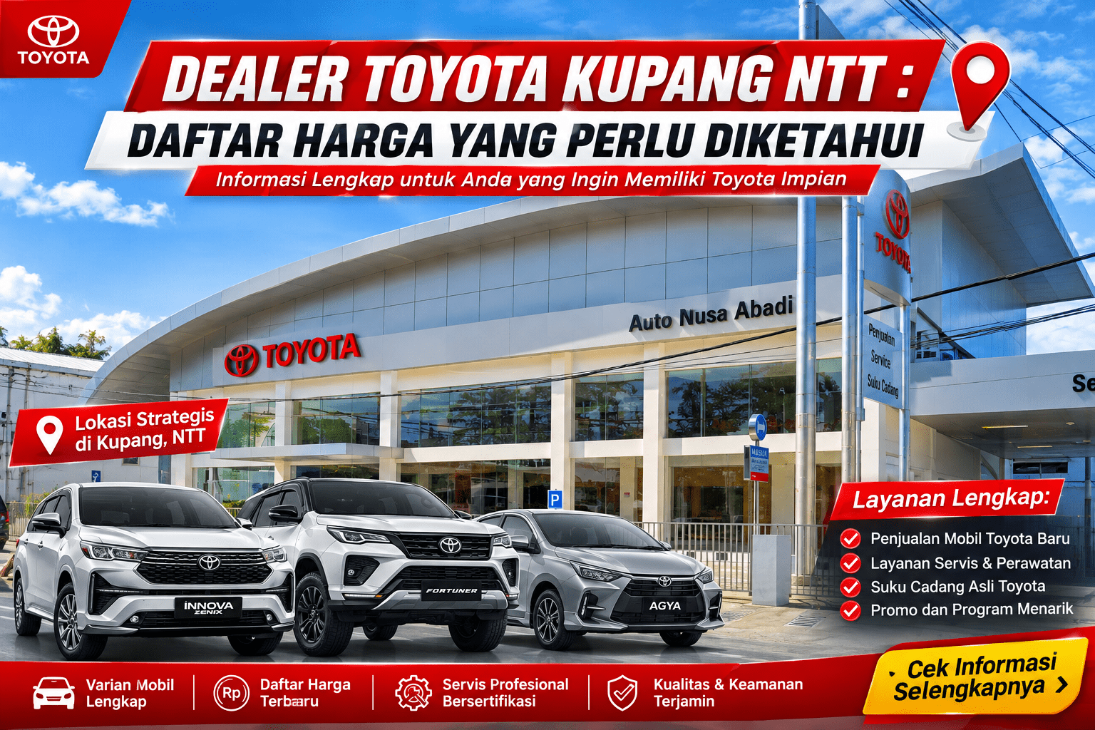 Dealer Toyota Kupang NTT