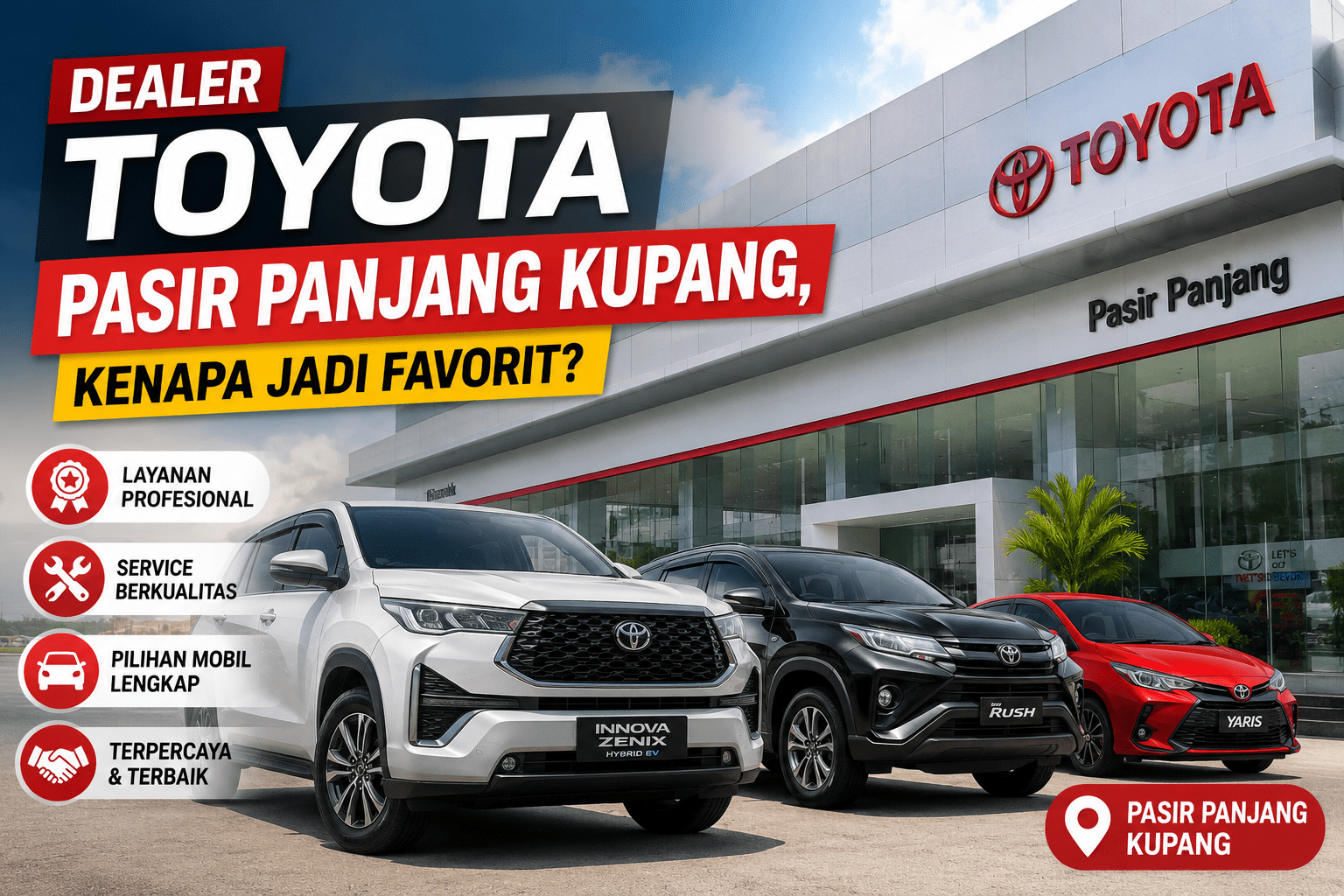 Dealer Toyota Pasir Panjang Kupang, Kenapa Jadi Favorit?