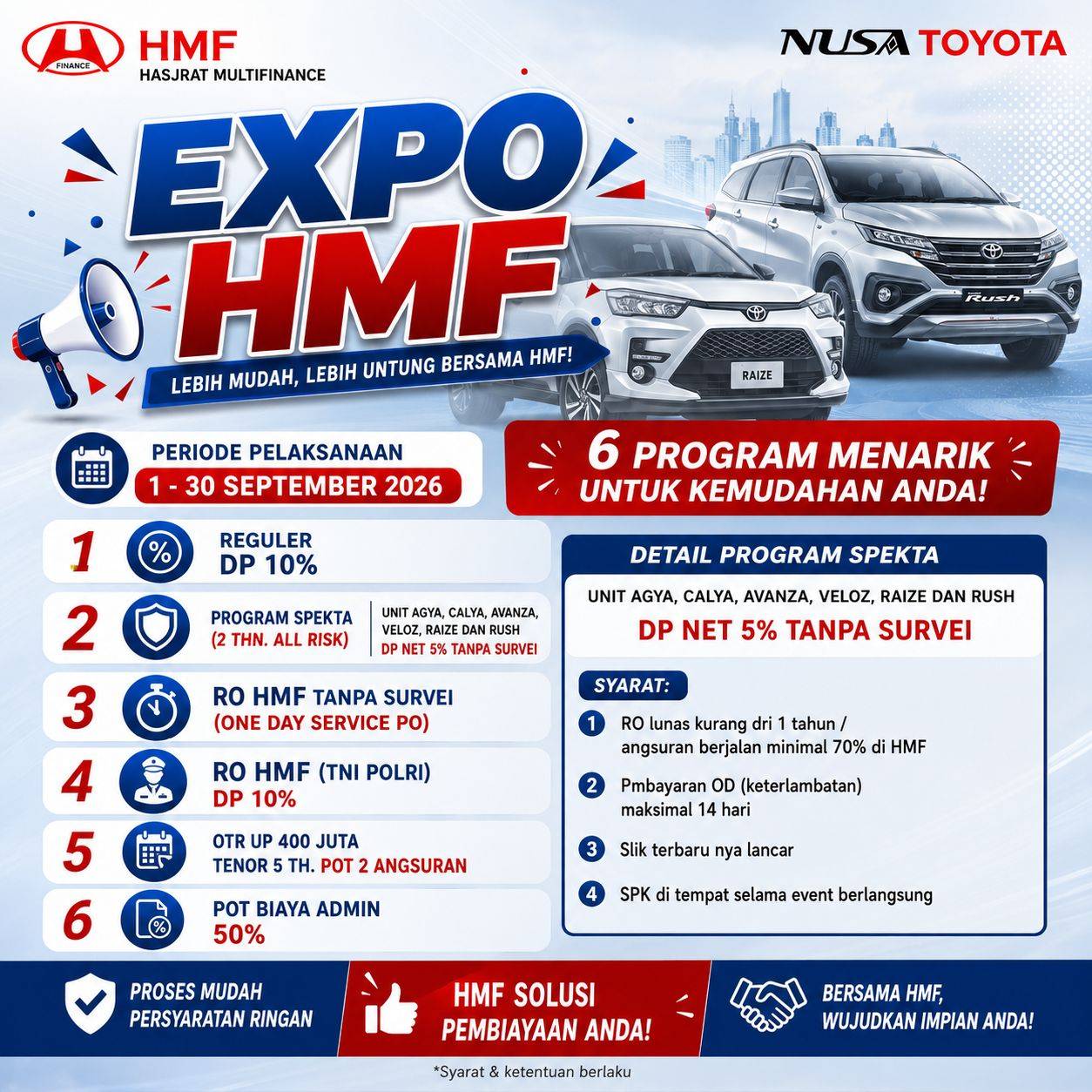 EXPO HMF Lebih Mudah, Lebih Untung Bersama HMF!