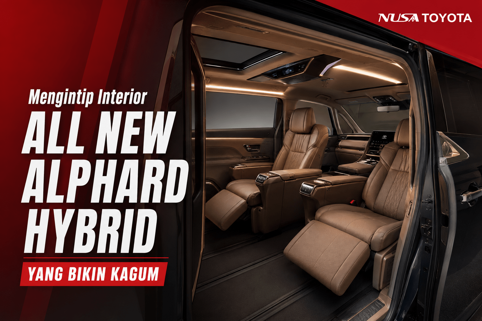 Mengintip Interior All New Alphard Hybrid yang Bikin Kagum