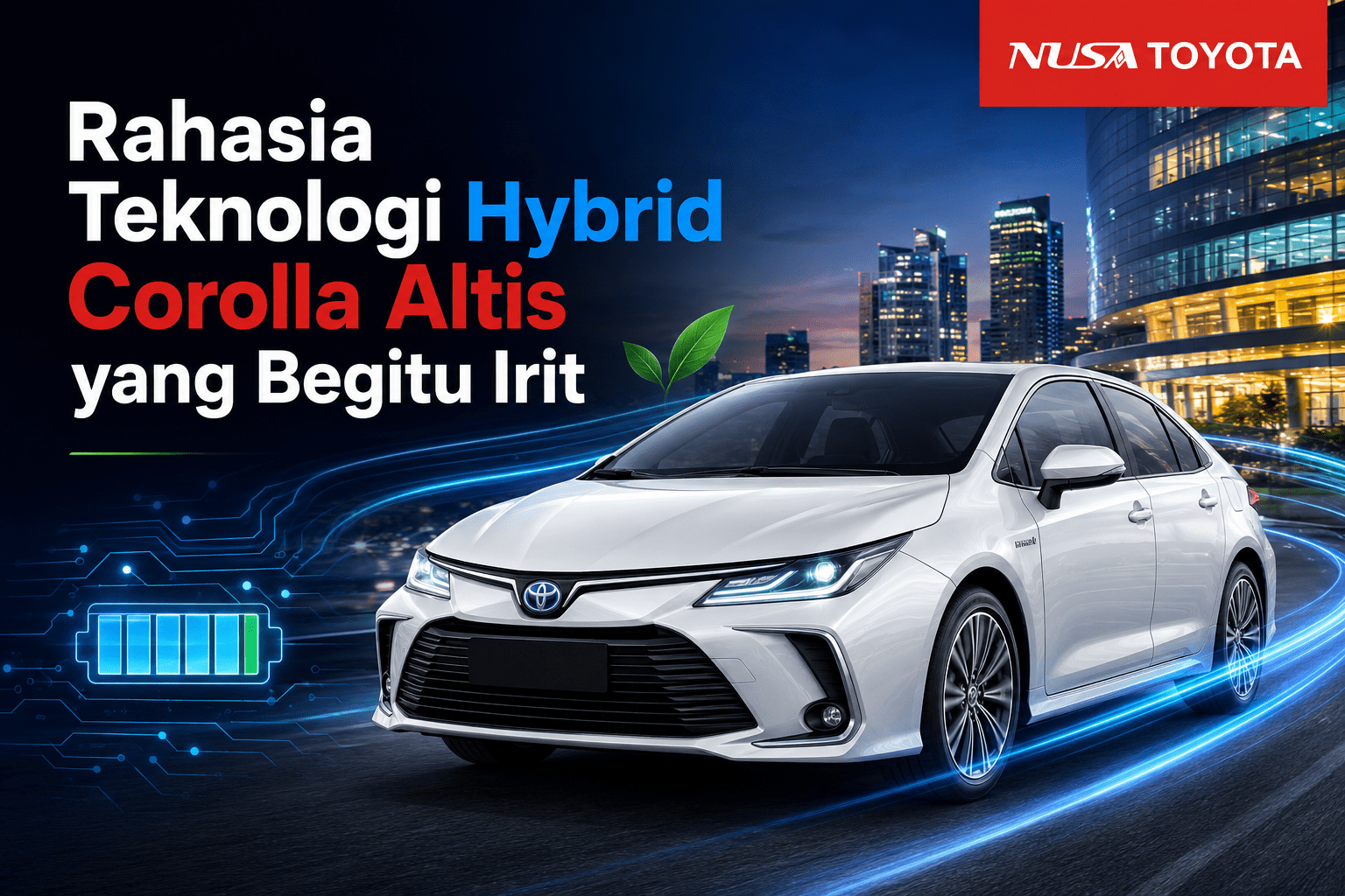 Rahasia Teknologi Hybrid Corolla Altis yang Begitu Irit